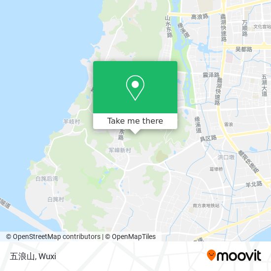 五浪山 map