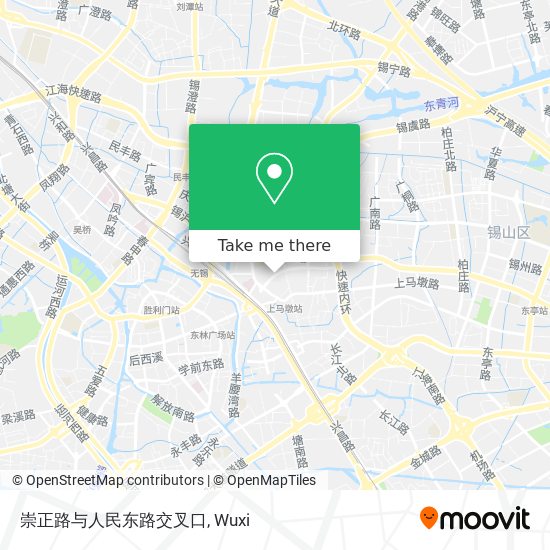 崇正路与人民东路交叉口 map
