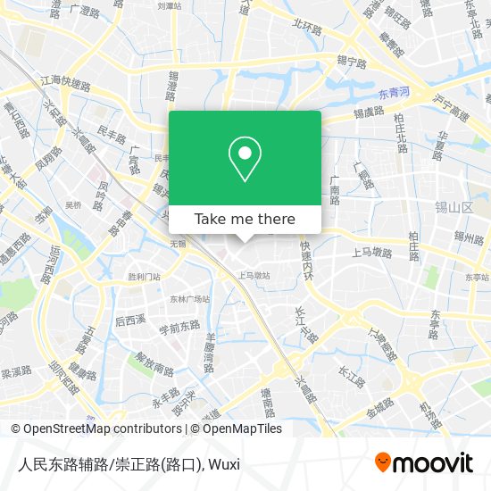 人民东路辅路/崇正路(路口) map