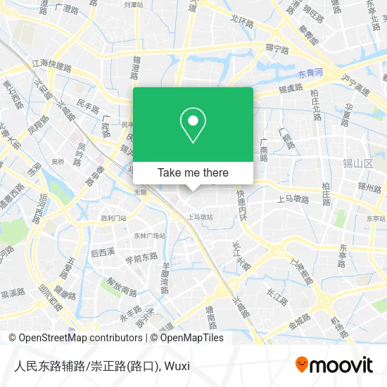 人民东路辅路/崇正路(路口) map