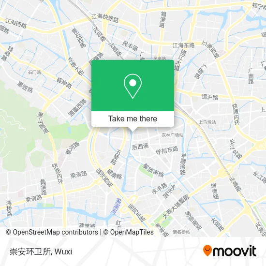 崇安环卫所 map