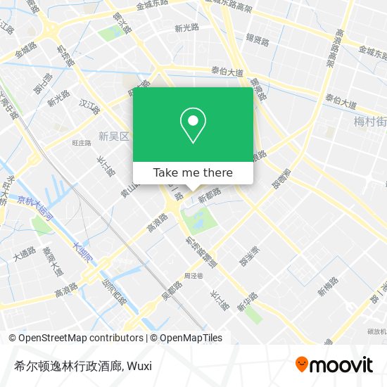 希尔顿逸林行政酒廊 map