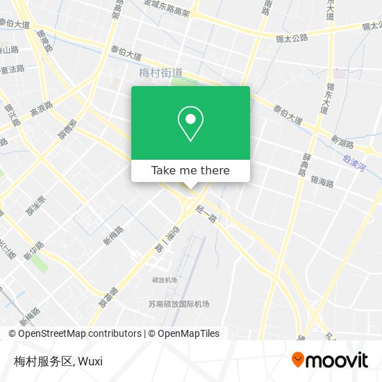 梅村服务区 map