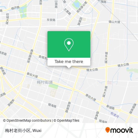 梅村老街小区 map