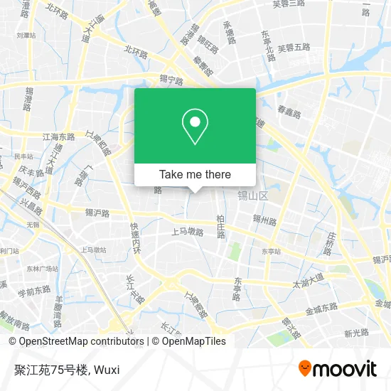 聚江苑75号楼 map