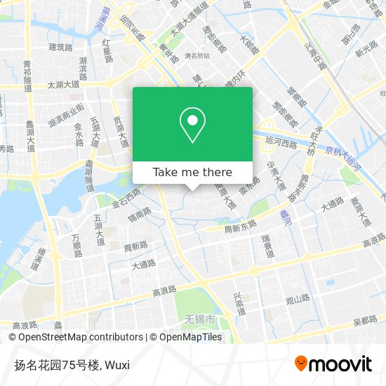 扬名花园75号楼 map