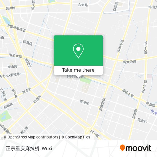正宗重庆麻辣烫 map