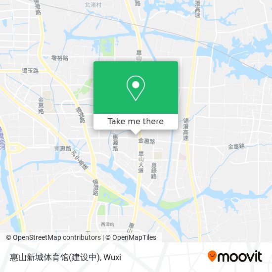 惠山新城体育馆(建设中) map