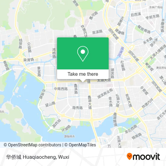 华侨城 Huaqiaocheng map