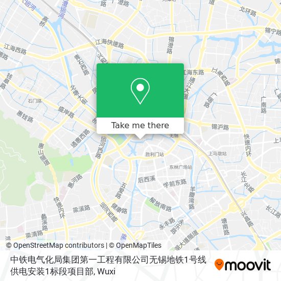 中铁电气化局集团第一工程有限公司无锡地铁1号线供电安装1标段项目部 map