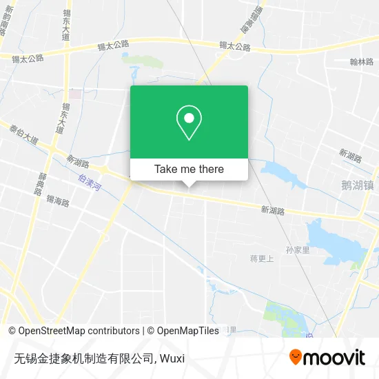 无锡金捷象机制造有限公司 map