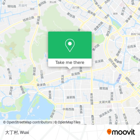 大丁村 map