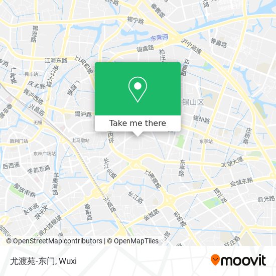 尤渡苑-东门 map