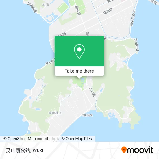灵山蔬食馆 map