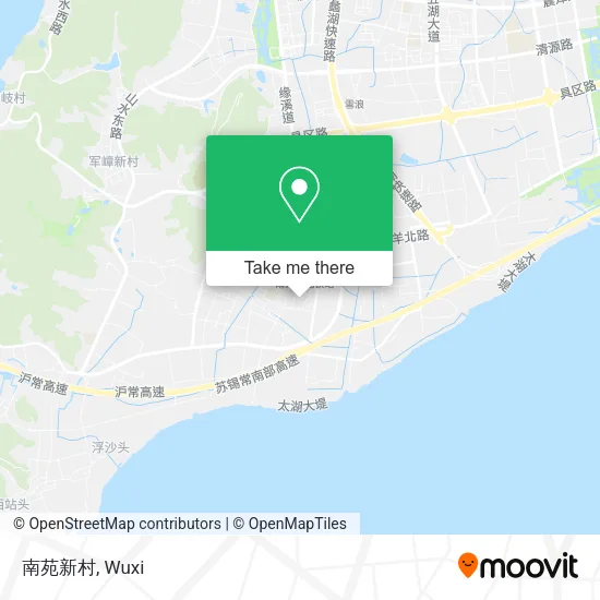 南苑新村 map
