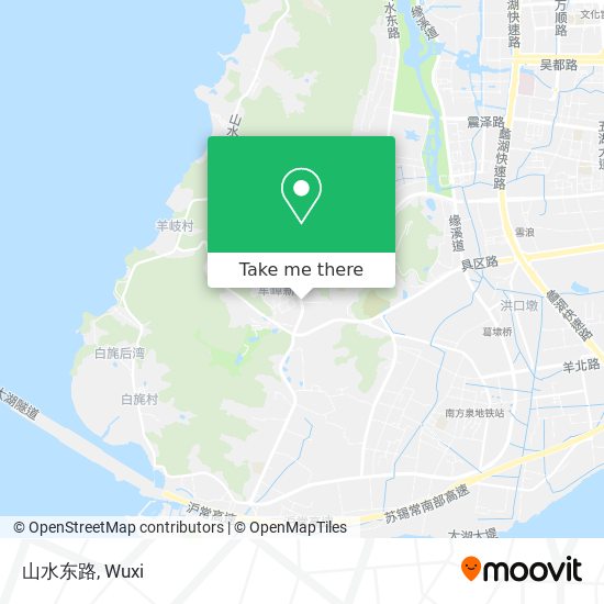 山水东路 map