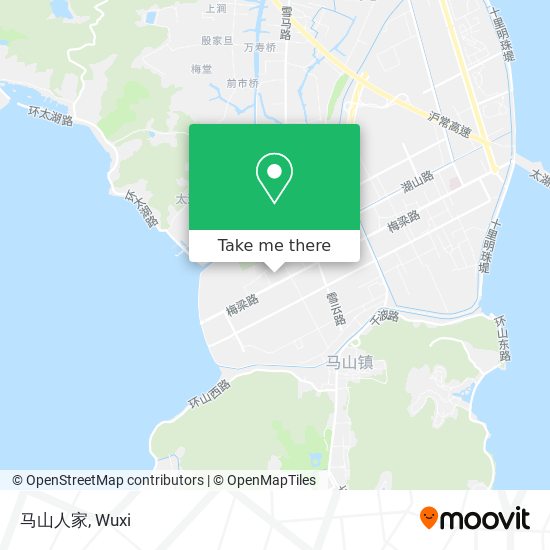马山人家 map