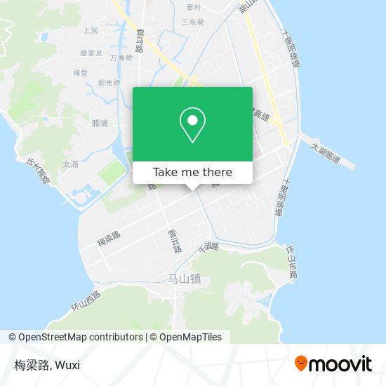 梅梁路 map