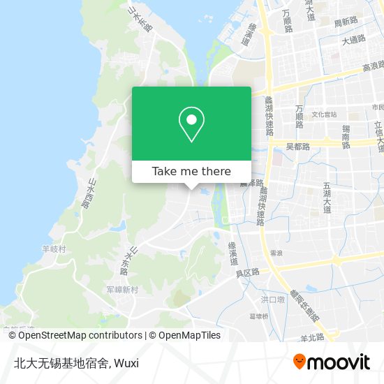 北大无锡基地宿舍 map