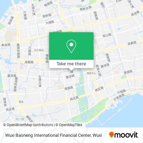 Wuxi Baoneng International Financial Center map