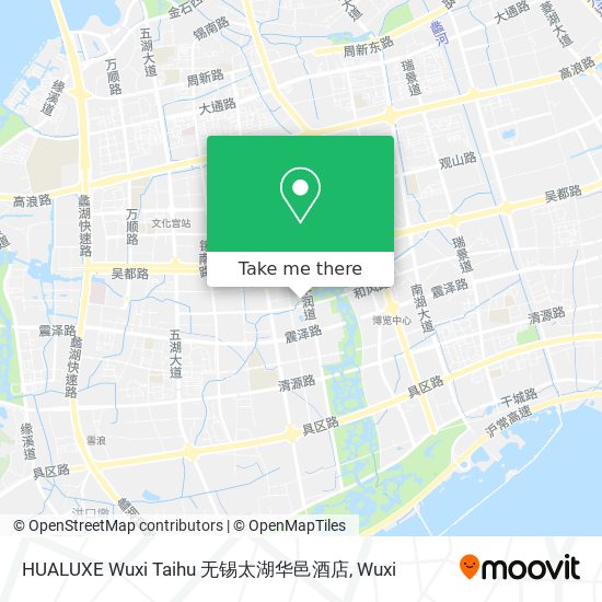 HUALUXE Wuxi Taihu 无锡太湖华邑酒店 map