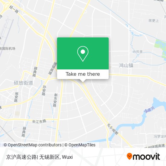 京沪高速公路| 无锡新区 map