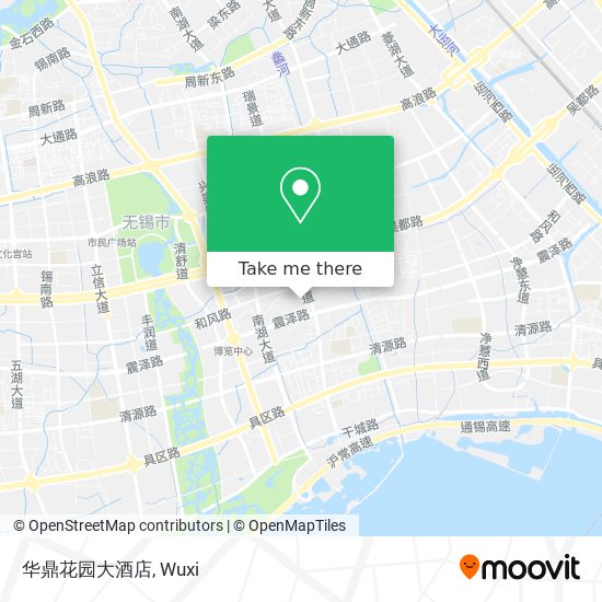 华鼎花园大酒店 map