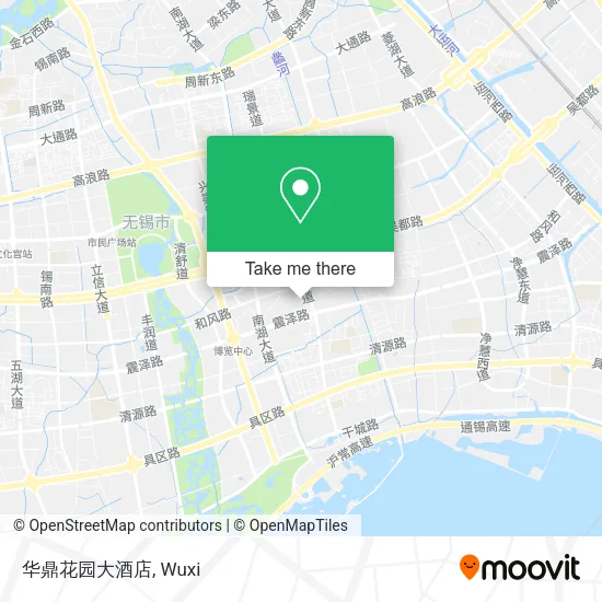 华鼎花园大酒店 map