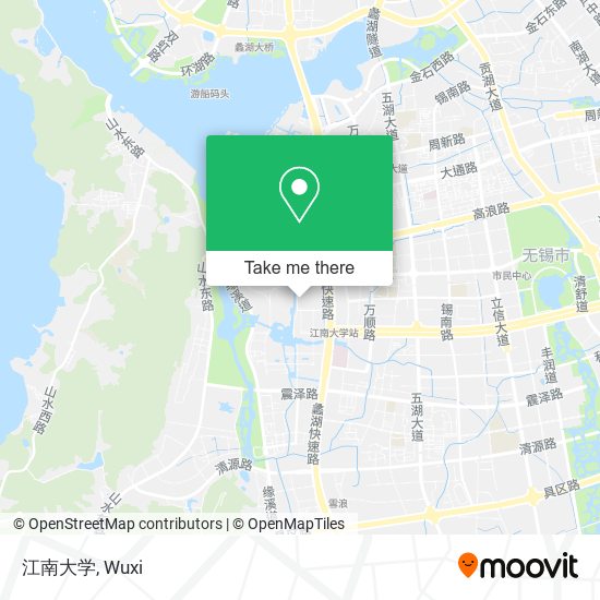 江南大学 map