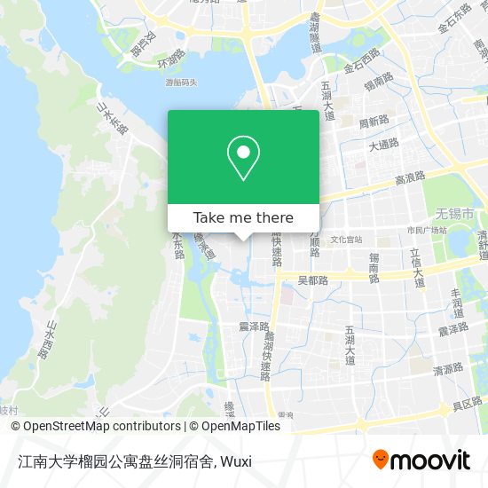 江南大学榴园公寓盘丝洞宿舍 map