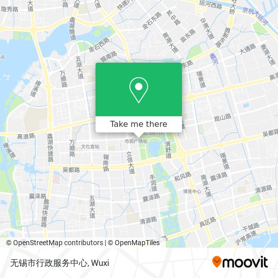 无锡市行政服务中心 map