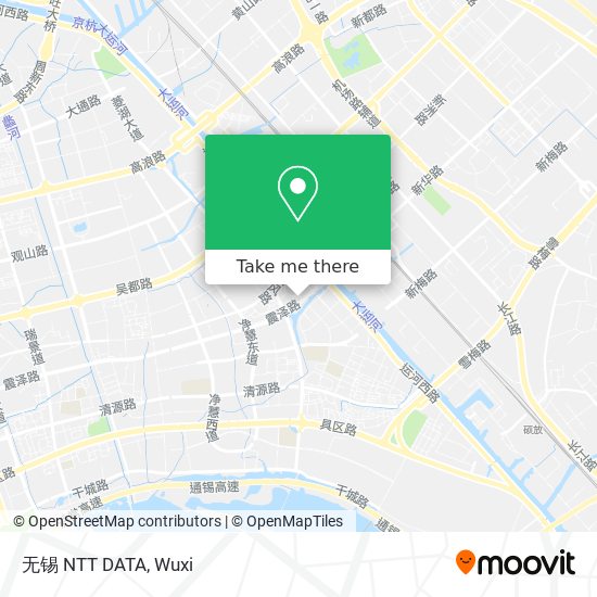 无锡 NTT DATA map