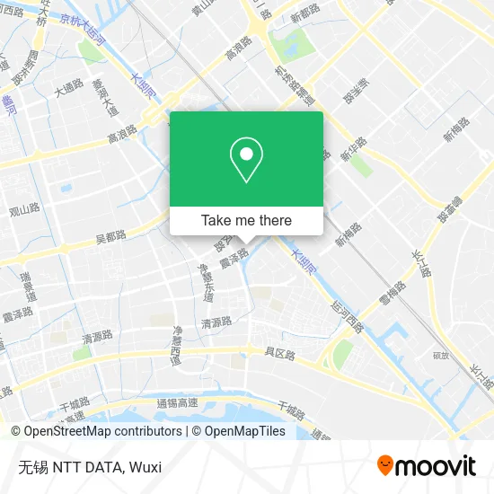 无锡 NTT DATA map