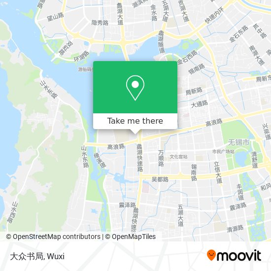 大众书局 map