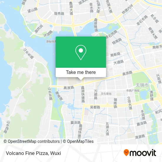Volcano Fine Pizza map