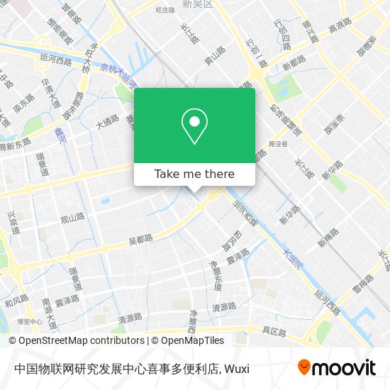 中国物联网研究发展中心喜事多便利店 map