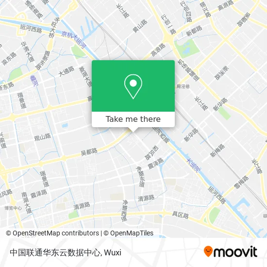 中国联通华东云数据中心 map