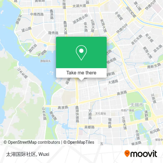 太湖国际社区 map