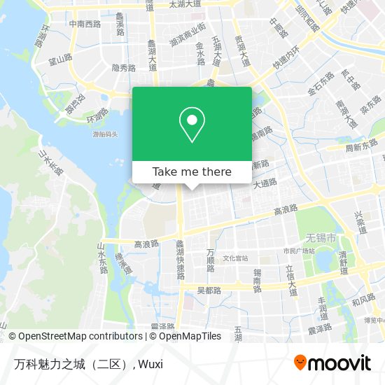 万科魅力之城（二区） map