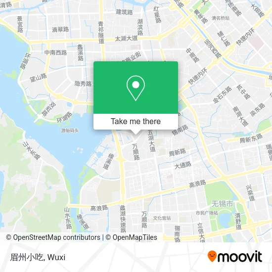 眉州小吃 map