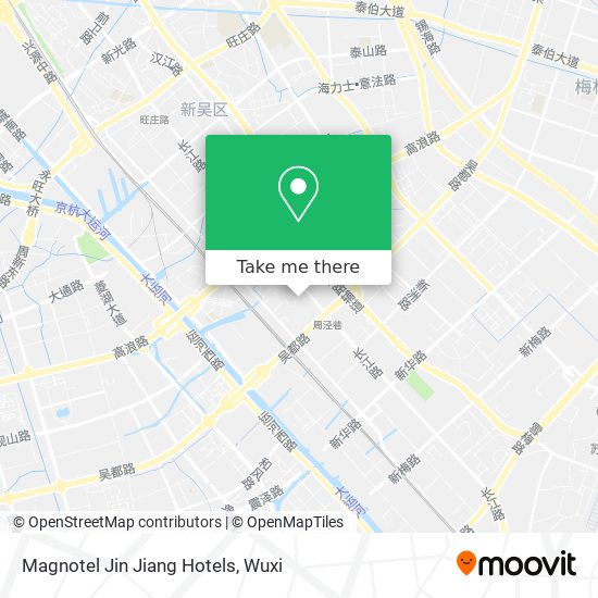Magnotel Jin Jiang Hotels map
