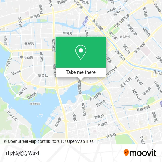 山水湖滨 map