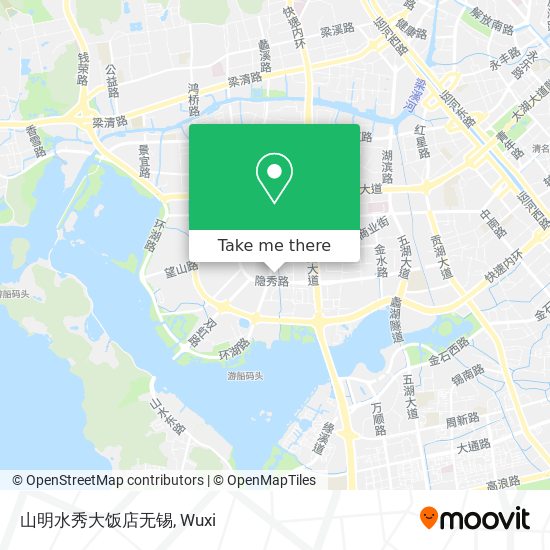 山明水秀大饭店无锡 map