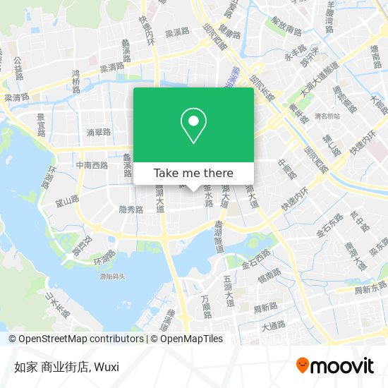 如家 商业街店 map