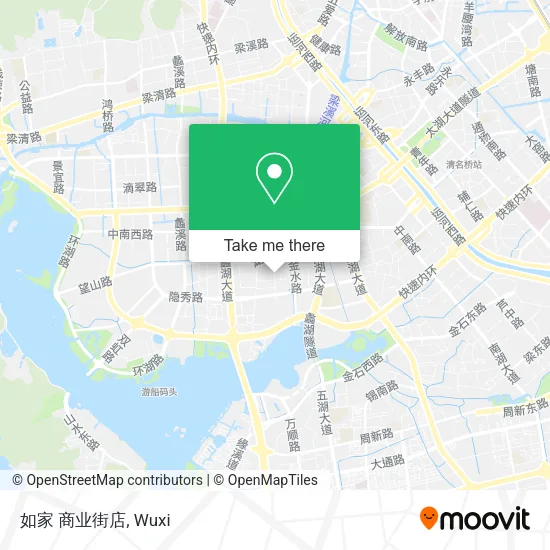 如家 商业街店 map