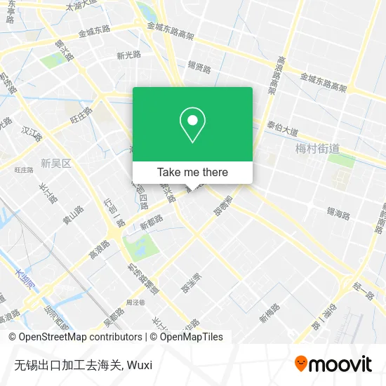 无锡出口加工去海关 map
