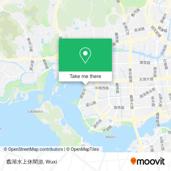 蠡湖水上休閑游 map