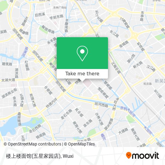 楼上楼面馆(五星家园店) map