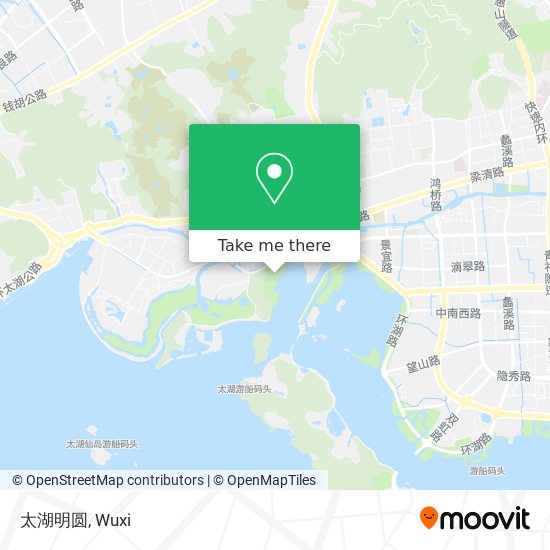 太湖明圆 map