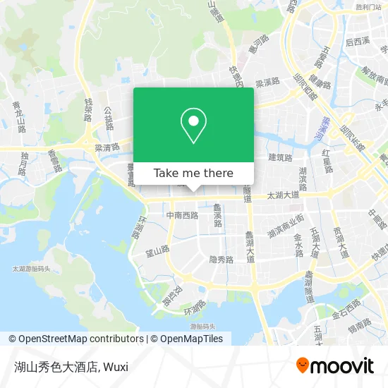 湖山秀色大酒店 map